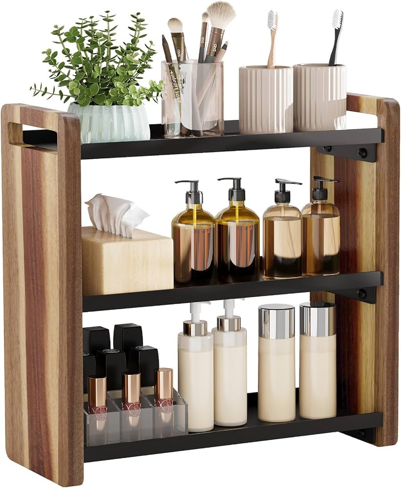Bathroom Counter Organizer,Bathroom Counter Shelf,Bathroom Organizers,Under Sink Organizer,Cologn... | Amazon (US)