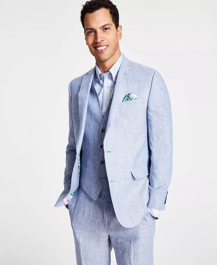Bar III Men's Slim-Fit Linen Suit Jackets, Created for Macy's - Macy's | Macy's