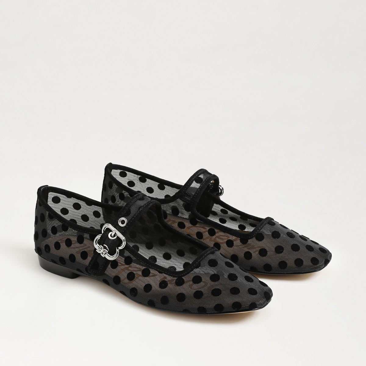 Michaela Mesh Mary Jane Flat | Sam Edelman