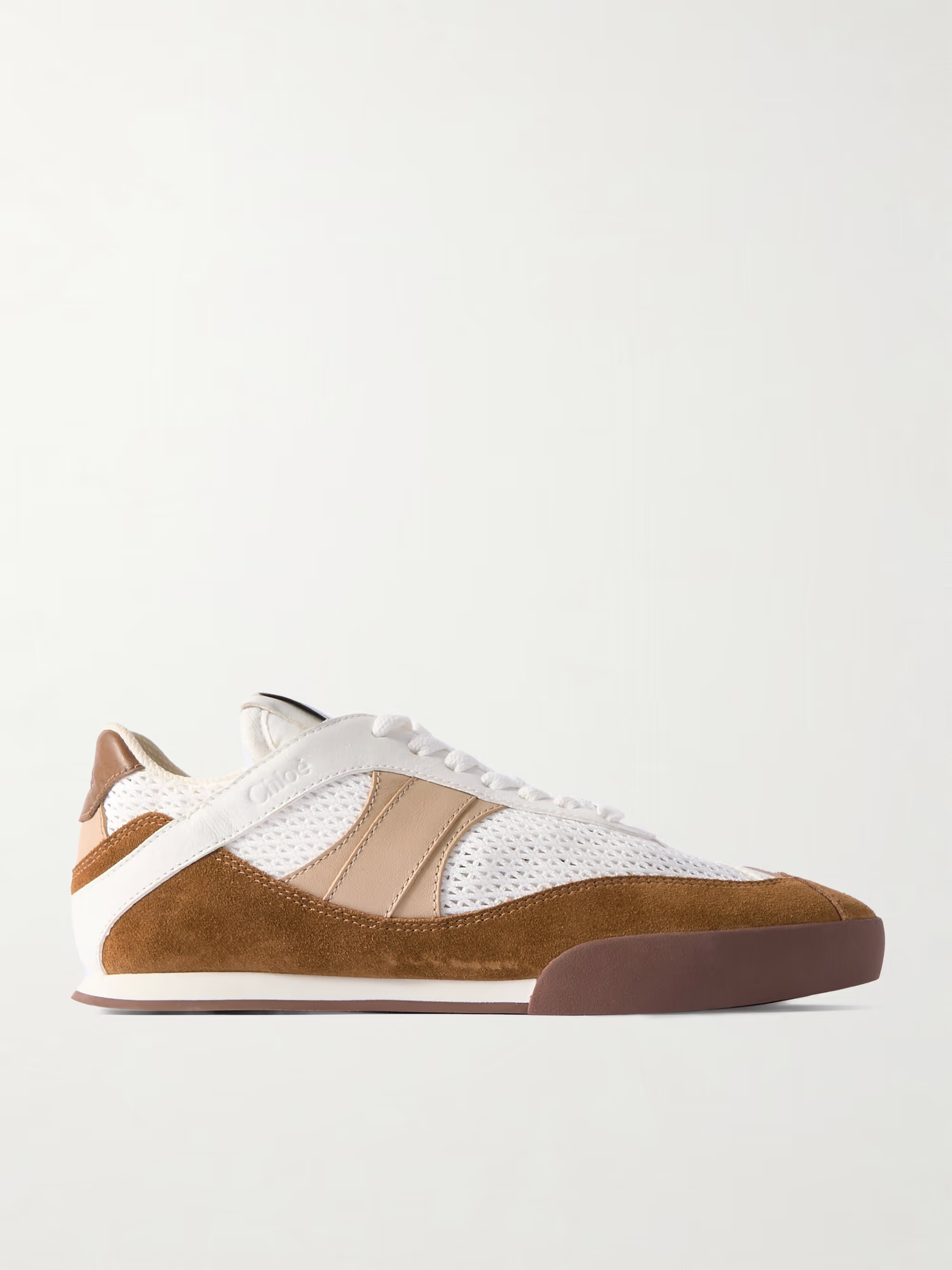 Kick suede, mesh and leather sneakers | NET-A-PORTER (UK & EU)