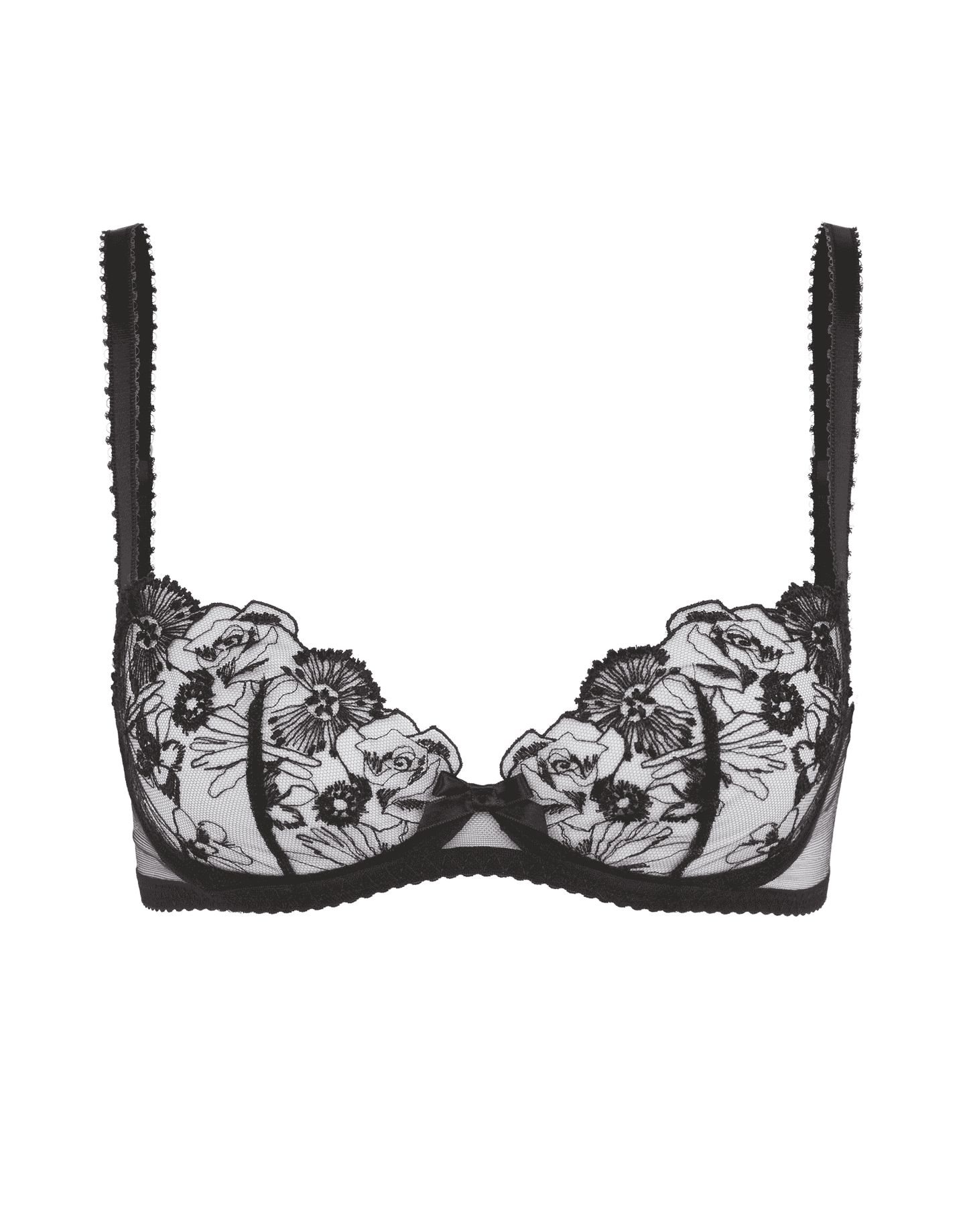 Jayce Plunge Underwired Bra in Black | Agent Provocateur | Agent Provocateur (US)