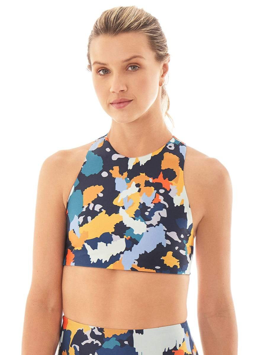 Maaji Splatter Sympathy Reversible Crop Top | Maaji