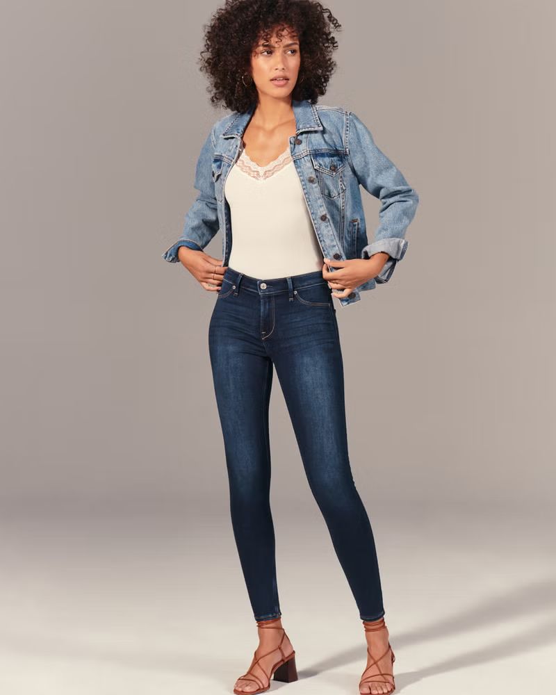 Mid Rise Jean Leggings | Abercrombie & Fitch (US)