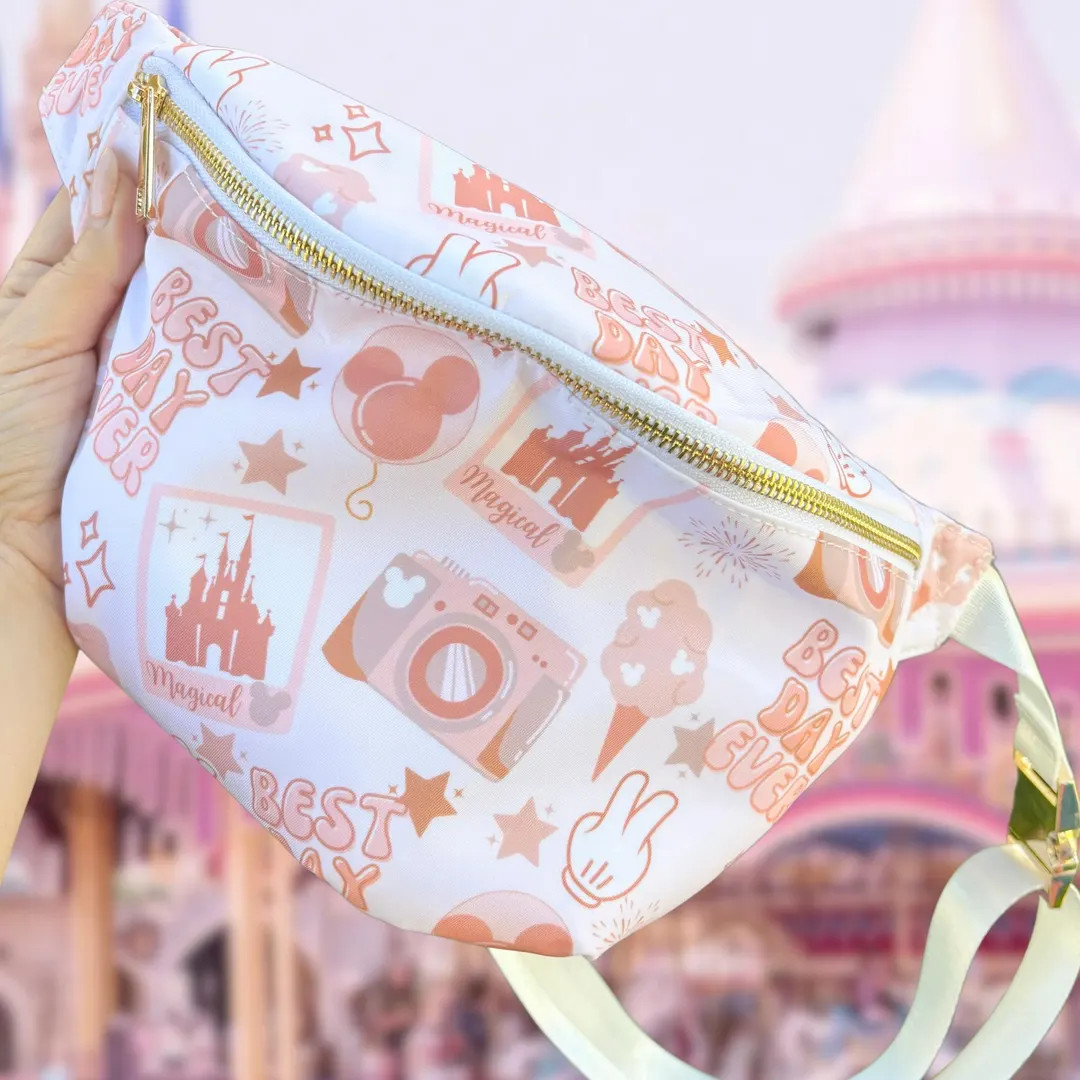 LARGE Theme Park Icon Fanny Pack | Iconic Fanny Pack | Crossbody Bag | Theme Park Belt Bag | Bum ... | Etsy (US)