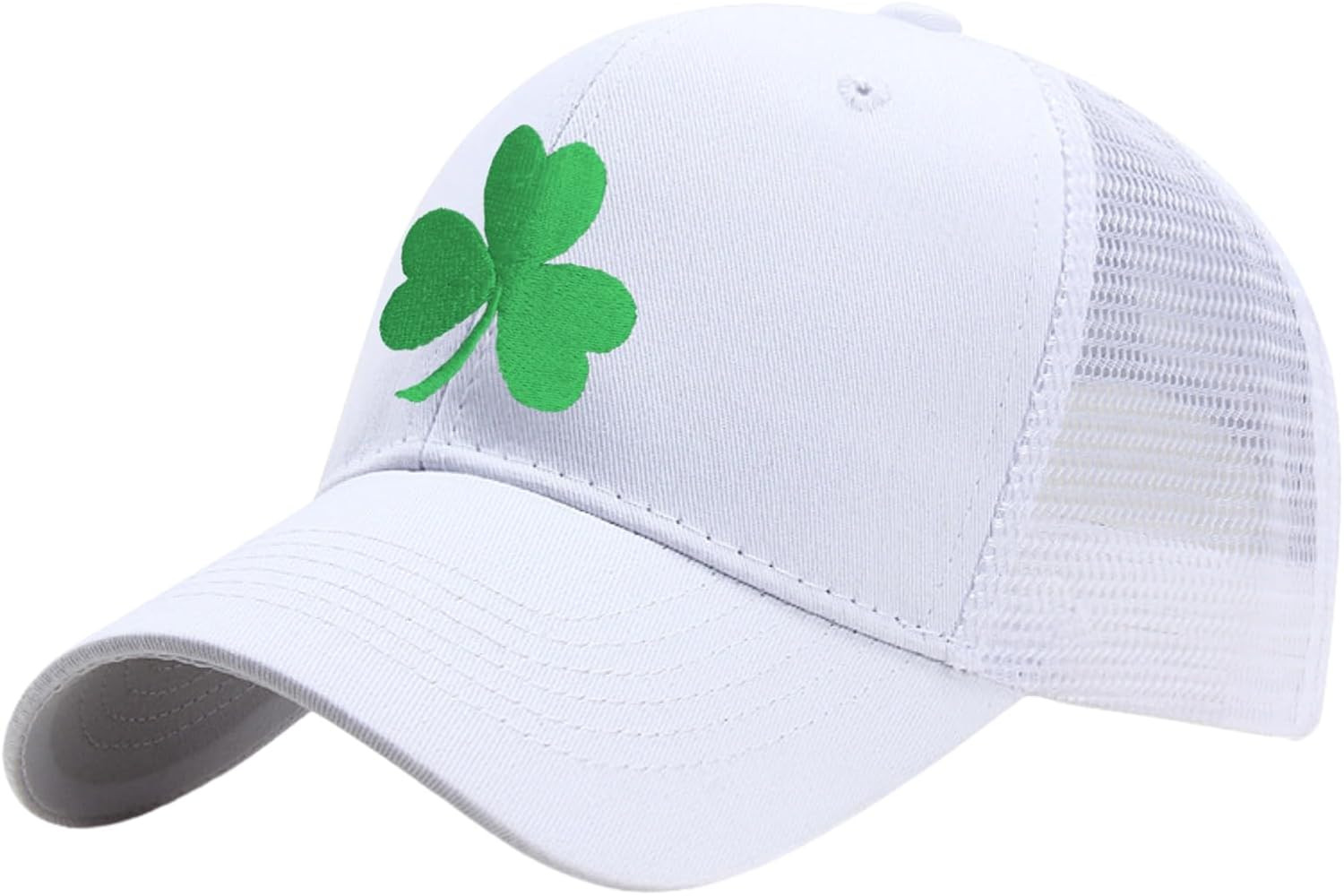 St Patricks Day Hat Shamrock Trucker Hats St Pattys Green Baseball Cap Irish Clover Hats for Men ... | Amazon (US)