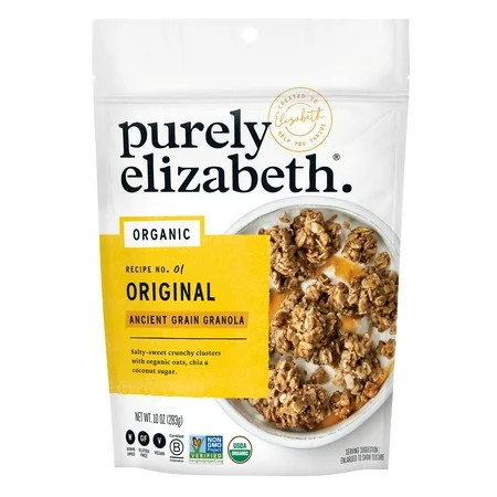 Purely Elizabeth Organic Ancient Grain Granola, Original, 10 oz Bag | Walmart (US)