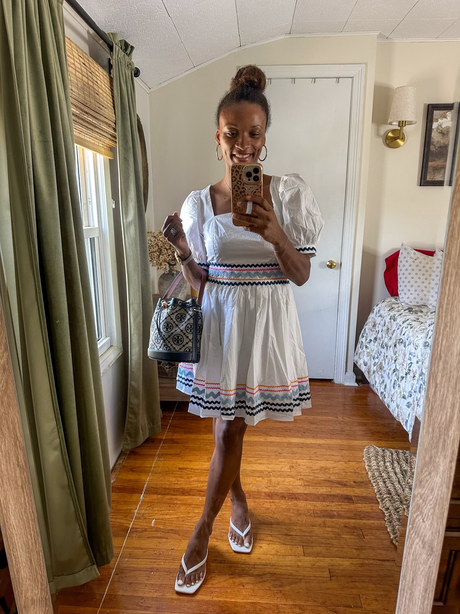 Ric Rac dress wearing size Small.  Runs true to sizee

#LTKSummerEdit