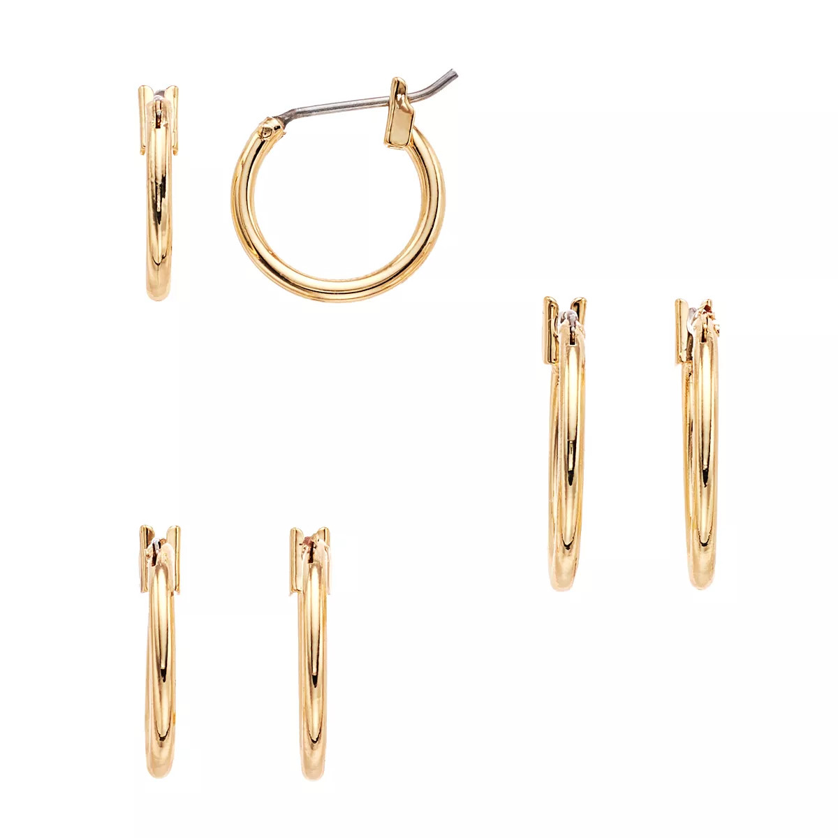 Nine West Small Hoop Earrings Trio Set | Kohl's