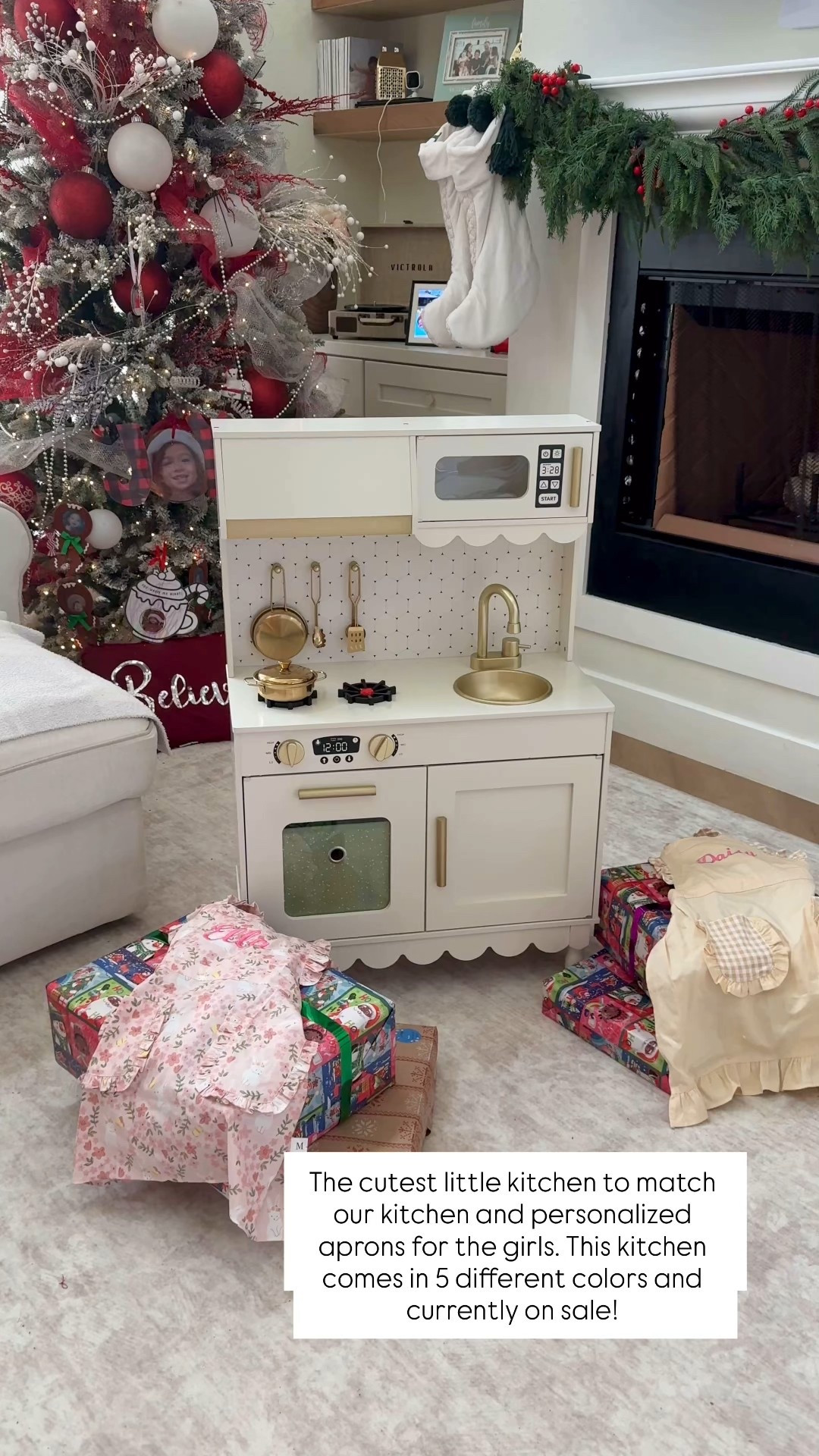 Play kitchen and personalized kids aprons. 

#LTKKids #LTKHoliday #LTKGiftGuide