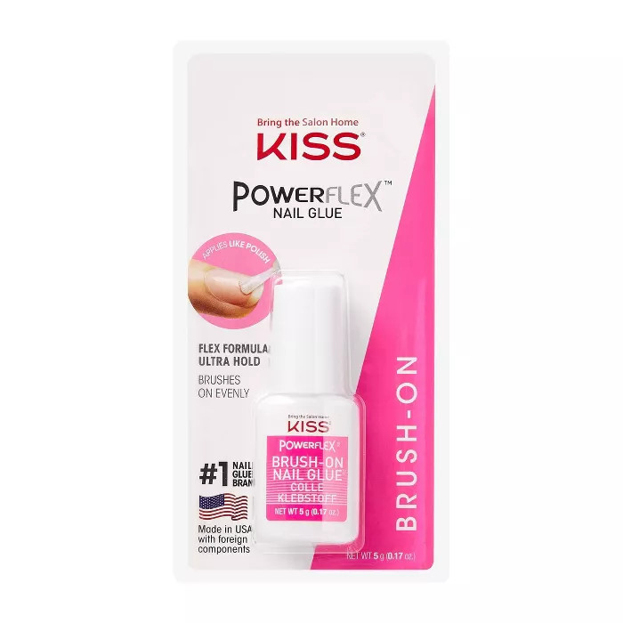 Kiss Power Glue Brush False Nails - On Nail Glue - 1ct | Target
