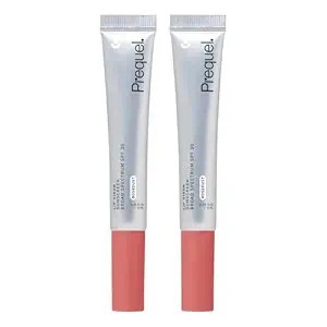 Prequel Skin Lip Visor, Tinted Lip Balm with SPF 30 PA+++. Rosedust, Mint Flavor, Rosy Nude Shade... | Amazon (US)