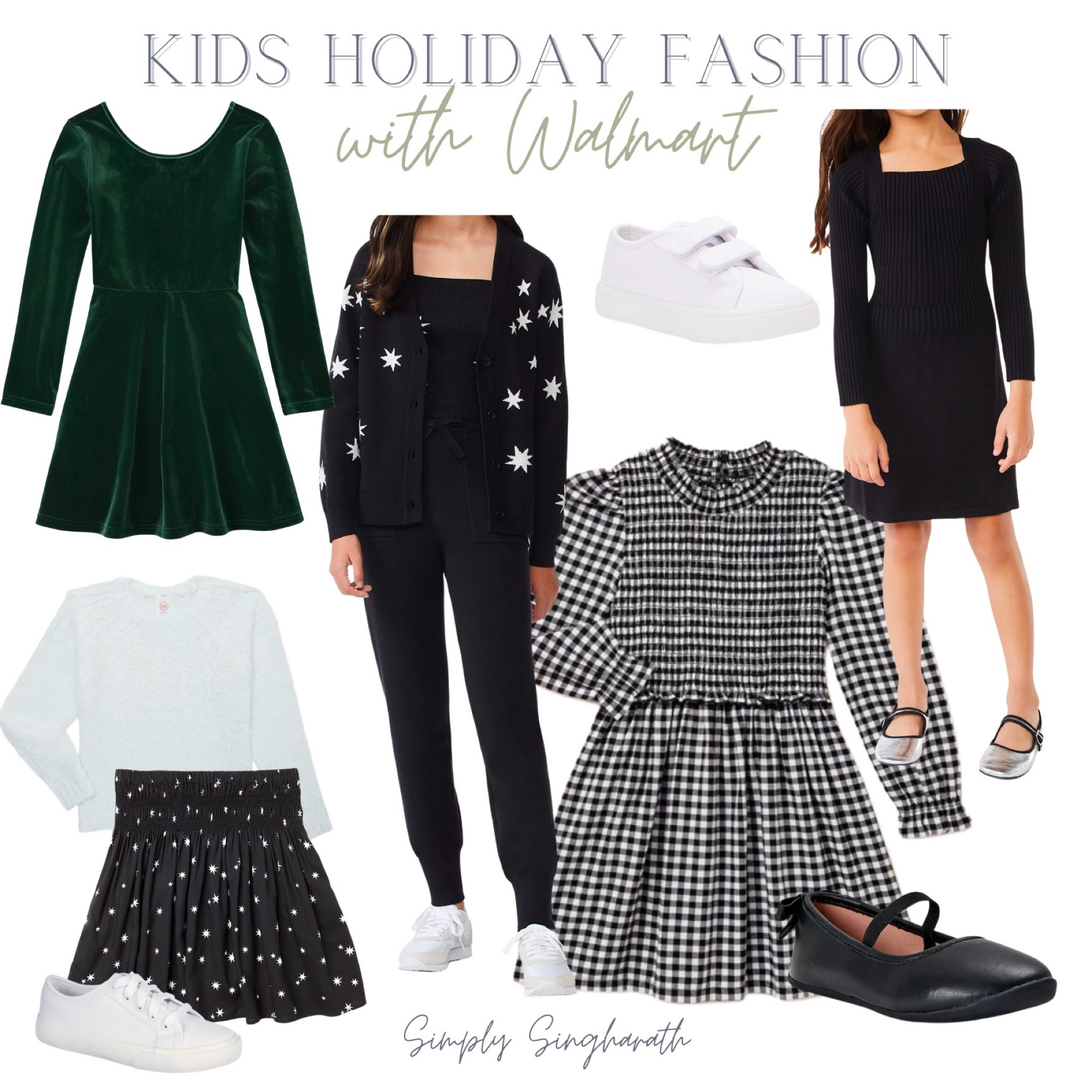 Kids holiday fashion. Christmas party outfits for girls. Budget friendly 

#LTKkids #LTKfamily #LTKSeasonal
