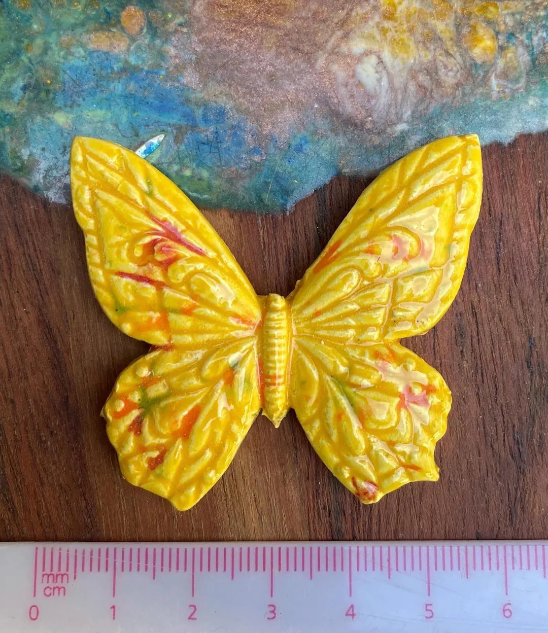 Ceramic Butterfly, in Speckled Yellow - Etsy | Etsy (Global)