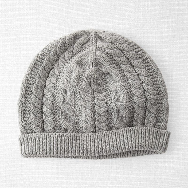 Baby Organic Cotton Cable Knit Cap | Carter's