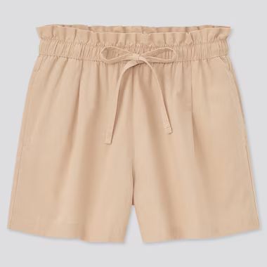 WOMEN COTTON-LINEN RELAXED SHORTS | UNIQLO (US)