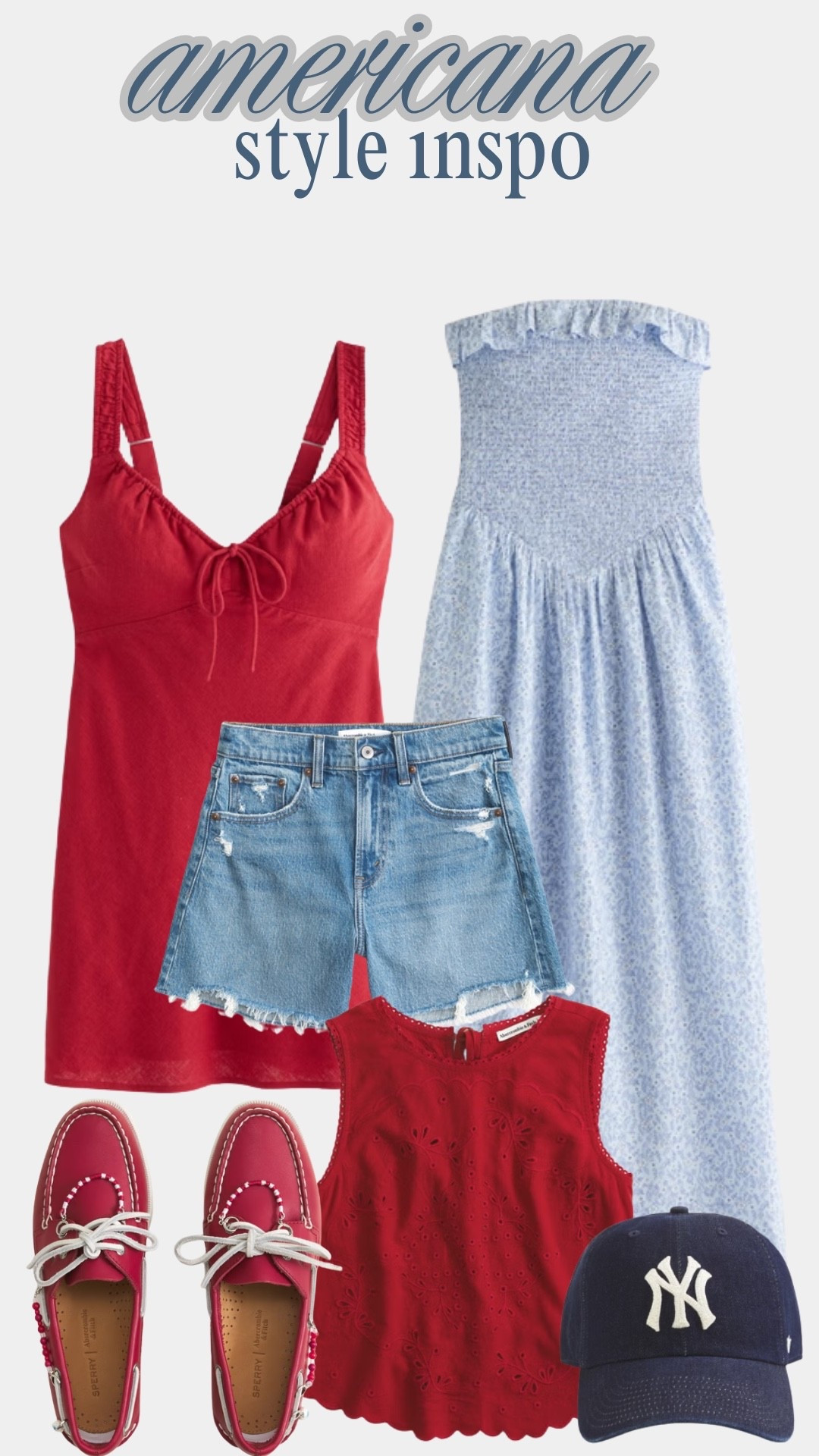 Outfit inspo from Abercrombie! 🇺🇸

Summer outfits, outfit inspo, red, white & blue, vacation outfits

#LTKootd #LTKgrwm #LTKSeasonal