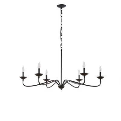 72.5" Brighton Chandelier Matte Black | Target