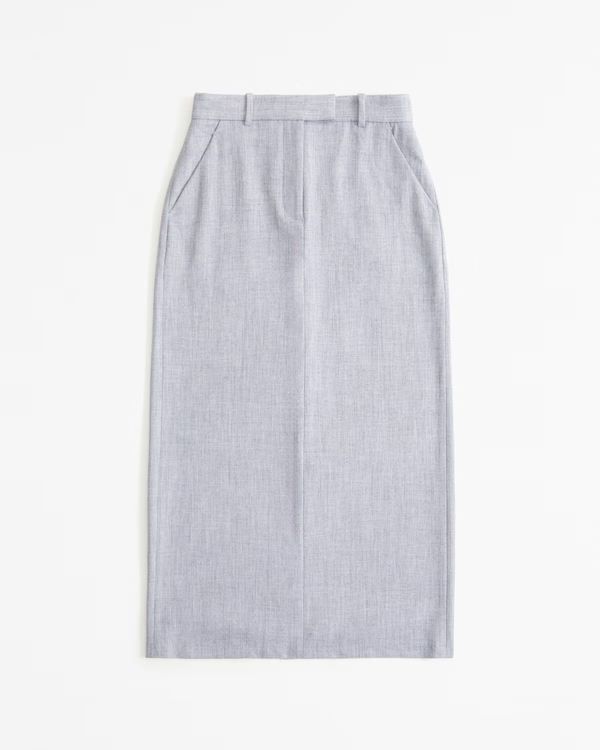 Tailored Maxi Skirt | Abercrombie & Fitch (US)