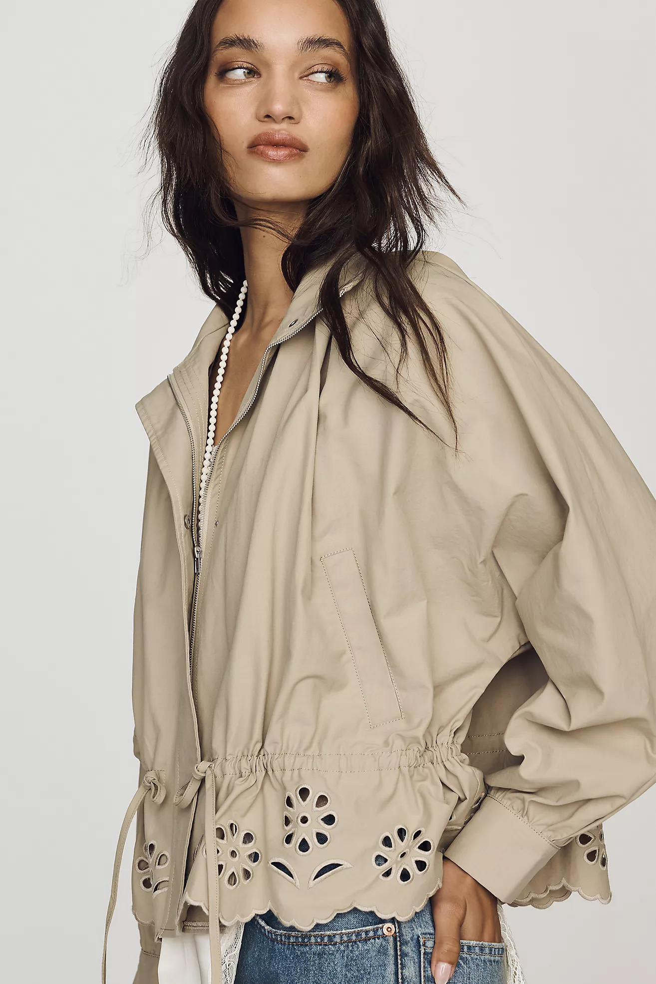 RAISONNEL Eyelet Jacket | Anthropologie (US)