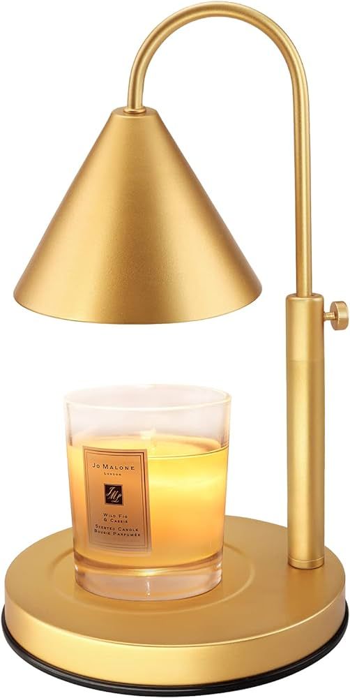 MAKYWOW Dimmable Candle Warmer Lamp with Timer, Adjustable Metal Candle Night Lamp for Scented Ca... | Amazon (US)