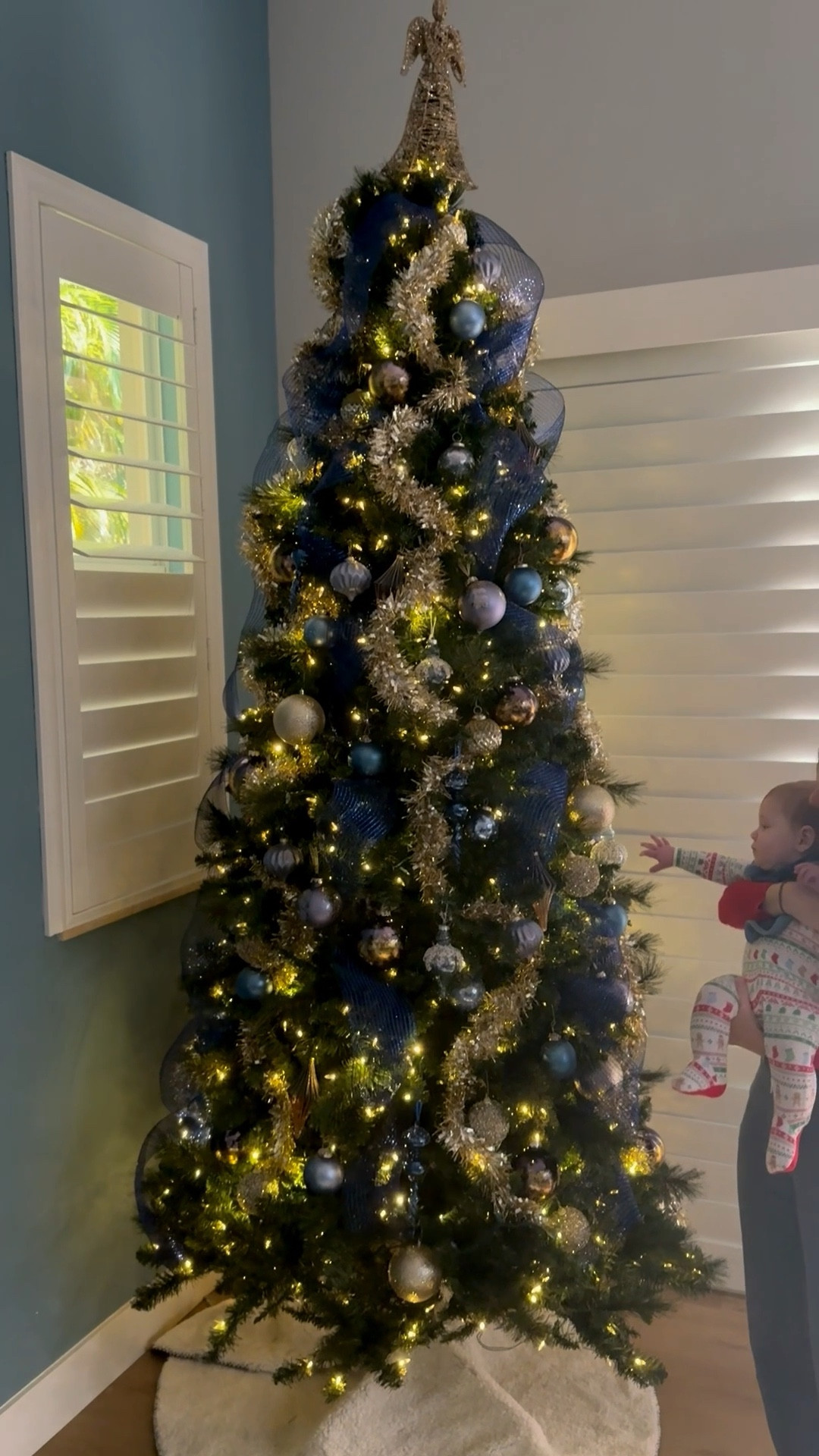 I am obsessed with the viral twinkling light Christmas tree but not ready to upgrade my tree yet! So instead I added two strands of these twinkling lights to my pre-lit tree to get the same look for less!!

Two strands of lights added the perfect amount of twinkle for our 9ft tree! Turned out exactly as I had hoped!! 

#LTKHoliday #LTKGiftGuide #LTKCyberWeek