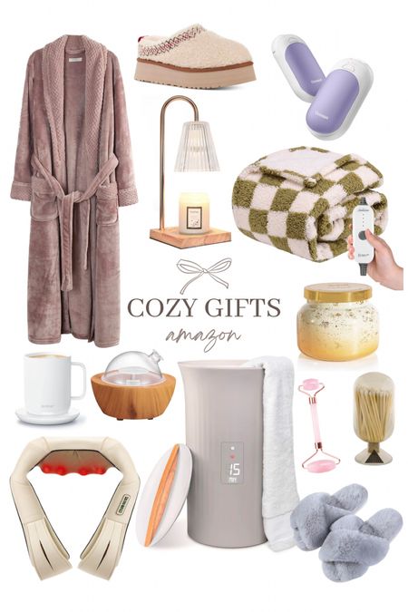 Cozy gifts, gift guide, Amazon gifts. Holiday gift ideas, home decor, heated blanket, ugg taz braid, candle warmer, ember mug, bathrobe, gifts for her 

#LTKHoliday #LTKSeasonal #LTKGiftGuide