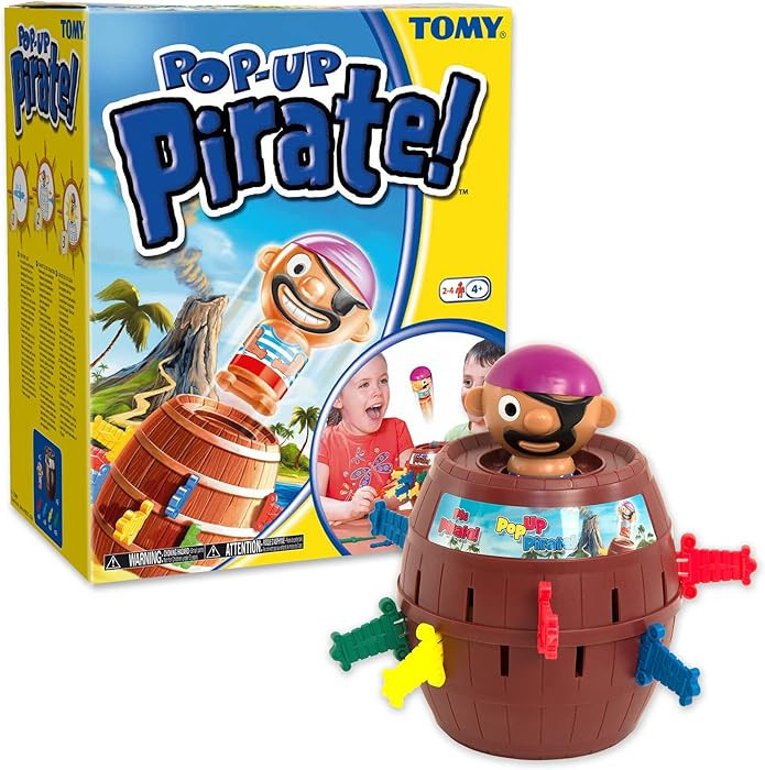 TOMY Pop Up Pirate Board Game - Family and Preschool Kids Games for Family Game Night - Winter Br... | Amazon (US)