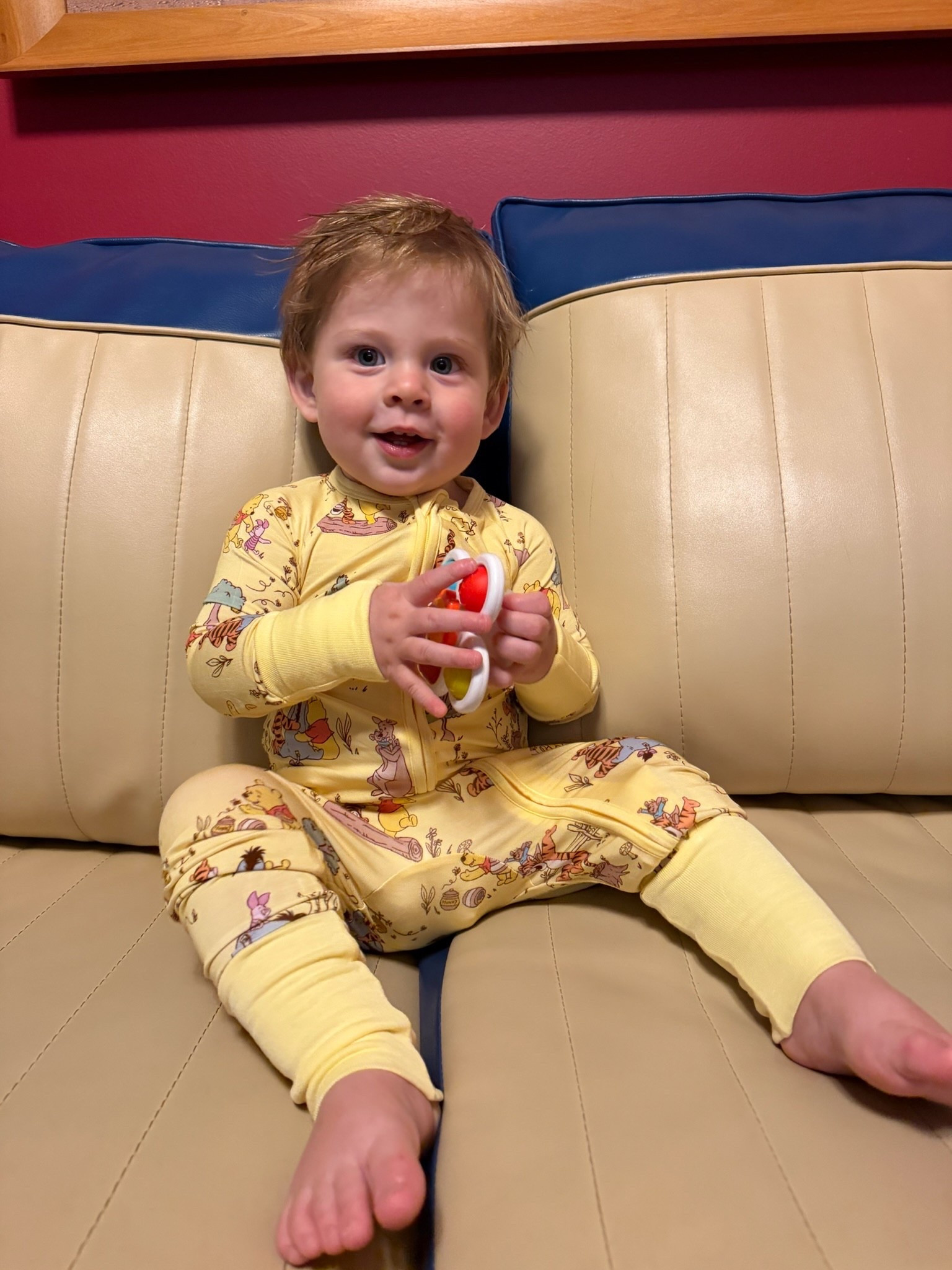 Storm in his adorable playtime with Pooh pajamas from little sleepies! 

#LTKTravel #LTKootd #LTKBaby