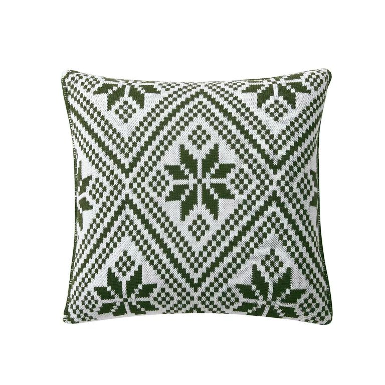 My Texas House Noah Acrylic Decorative Pillow Cover, 20" x 20", Kombu Green - Walmart.com | Walmart (US)