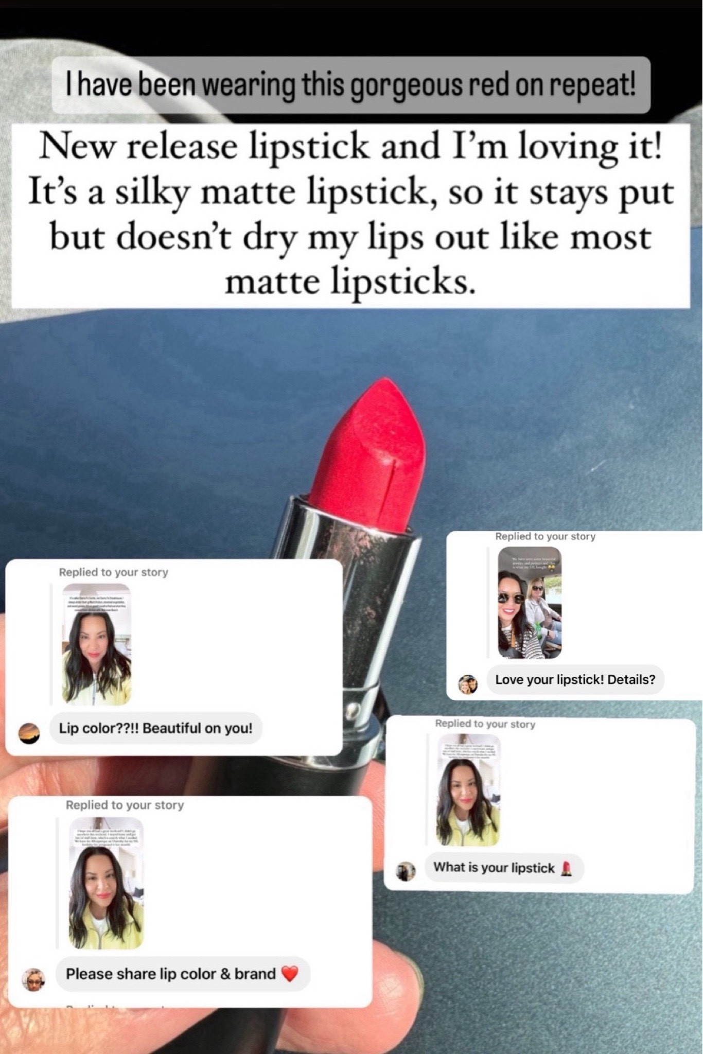 Love this red lipstick! I have been wearing it on repeat! Lipstick is Red Rock and liner is Cherry  


#LTKBeauty #LTKOver40 #LTKWorkwear