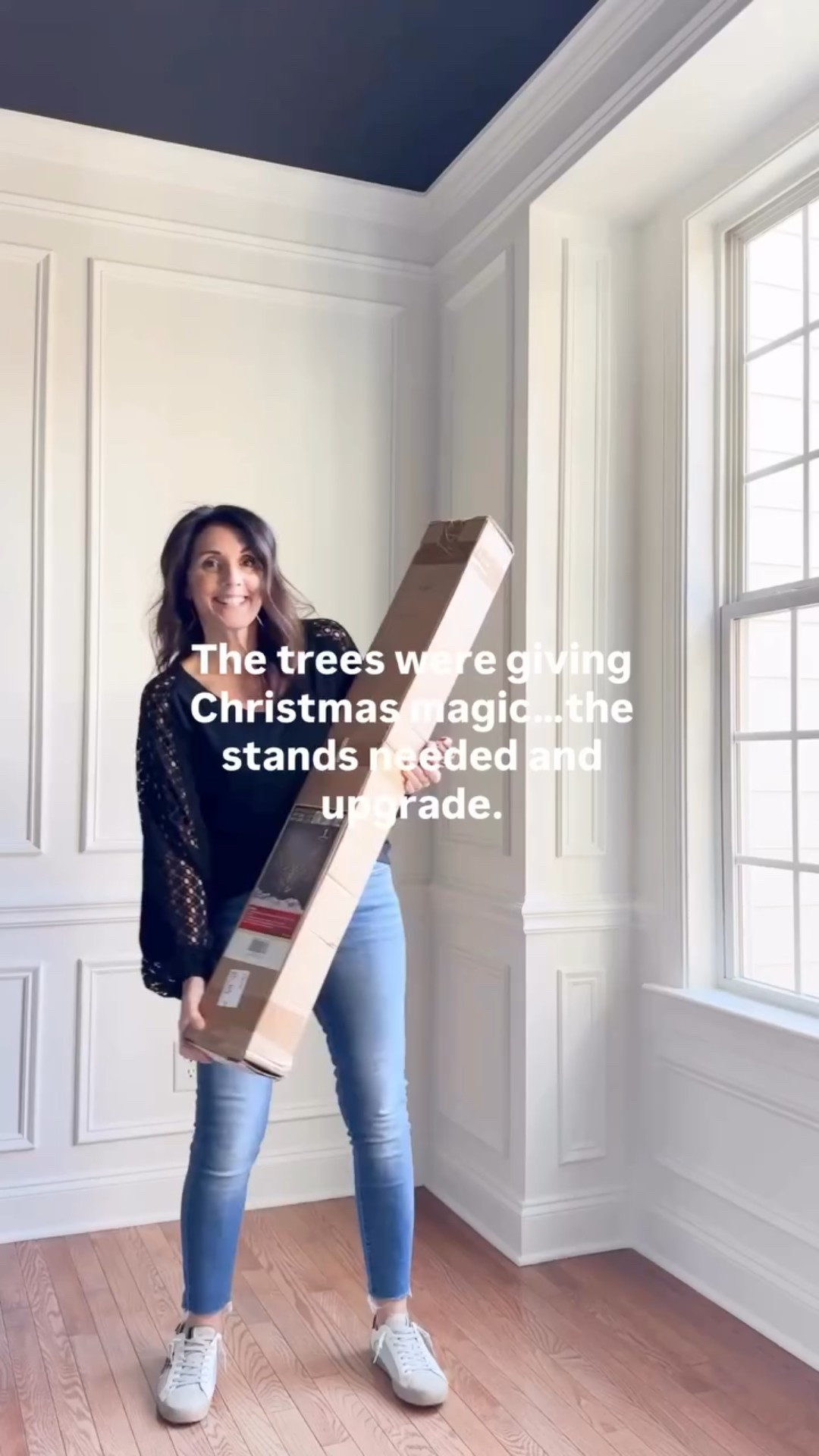 We all bought these viral branch trees last Christmas because they look so magical. But those basic stands just weren’t giving the designer look I wanted for this season. So this year I upgraded them by putting the cement bases inside modern planters and covering them with moss. Such a simple change that makes them feel more high end inside your home.



#christmasdecorideas #christmashometour #christmashomedecor #genxmom #christmas2025 #holidayhomestyle

#LTKHoliday #LTKSeasonal #LTKStyleTip