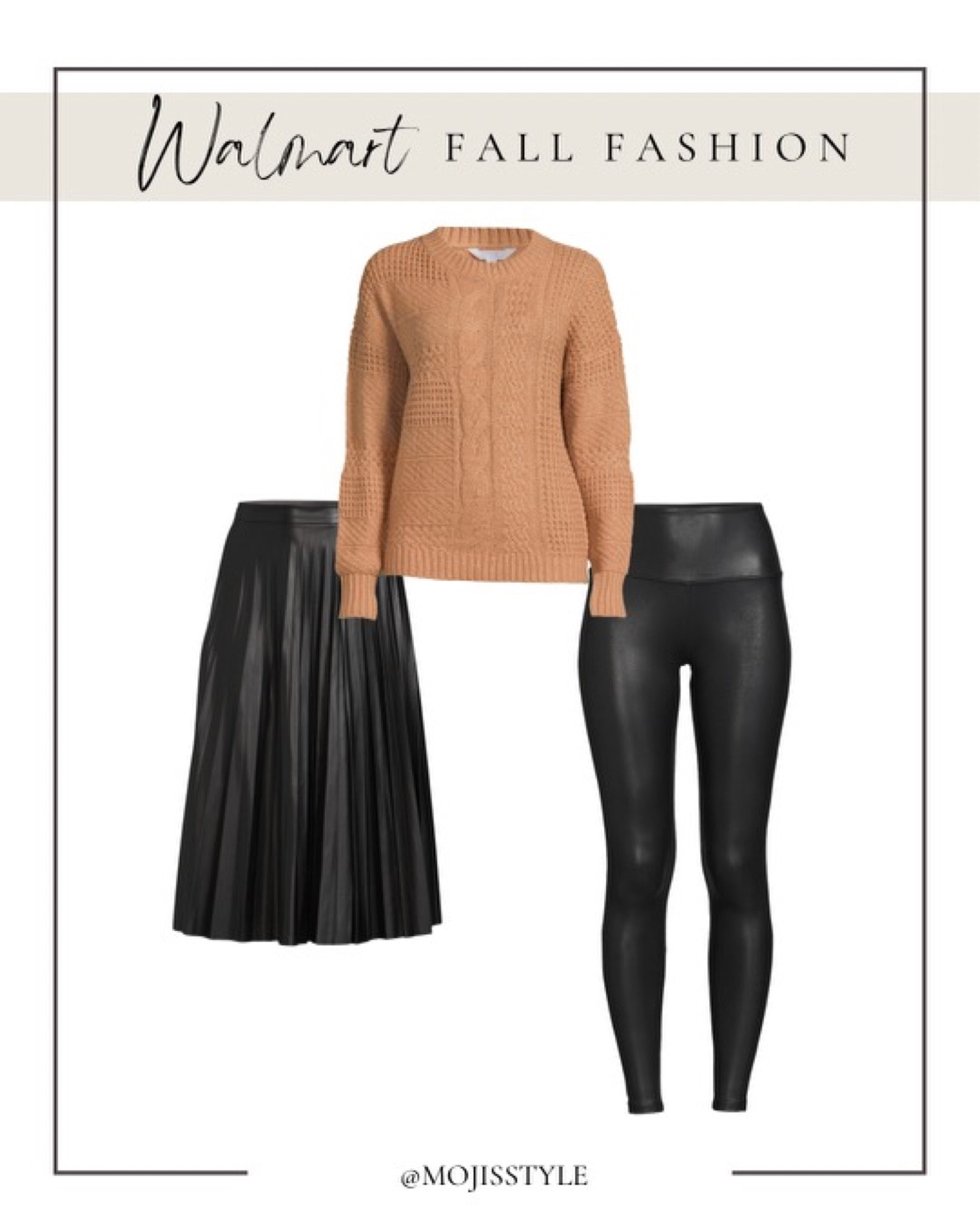 Sweater with skirt or with Leggings?! Why choose when you can have both with  affordable fashion from Walmart #walmartpartner #wamlartfashion #fall #ootd 

#LTKsalealert #LTKmidsize #LTKSeasonal