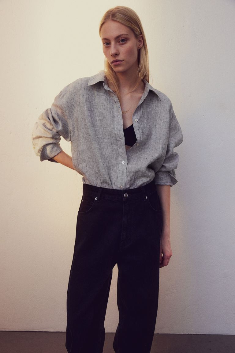 Linen shirt | H&M (UK, MY, IN, SG, PH, TW, HK)