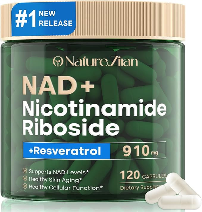 NAD Supplement, NAD Nicotinamide Riboside 910 Mg for Men and Women, Liposomal Nicotinamide Ribosi... | Amazon (US)