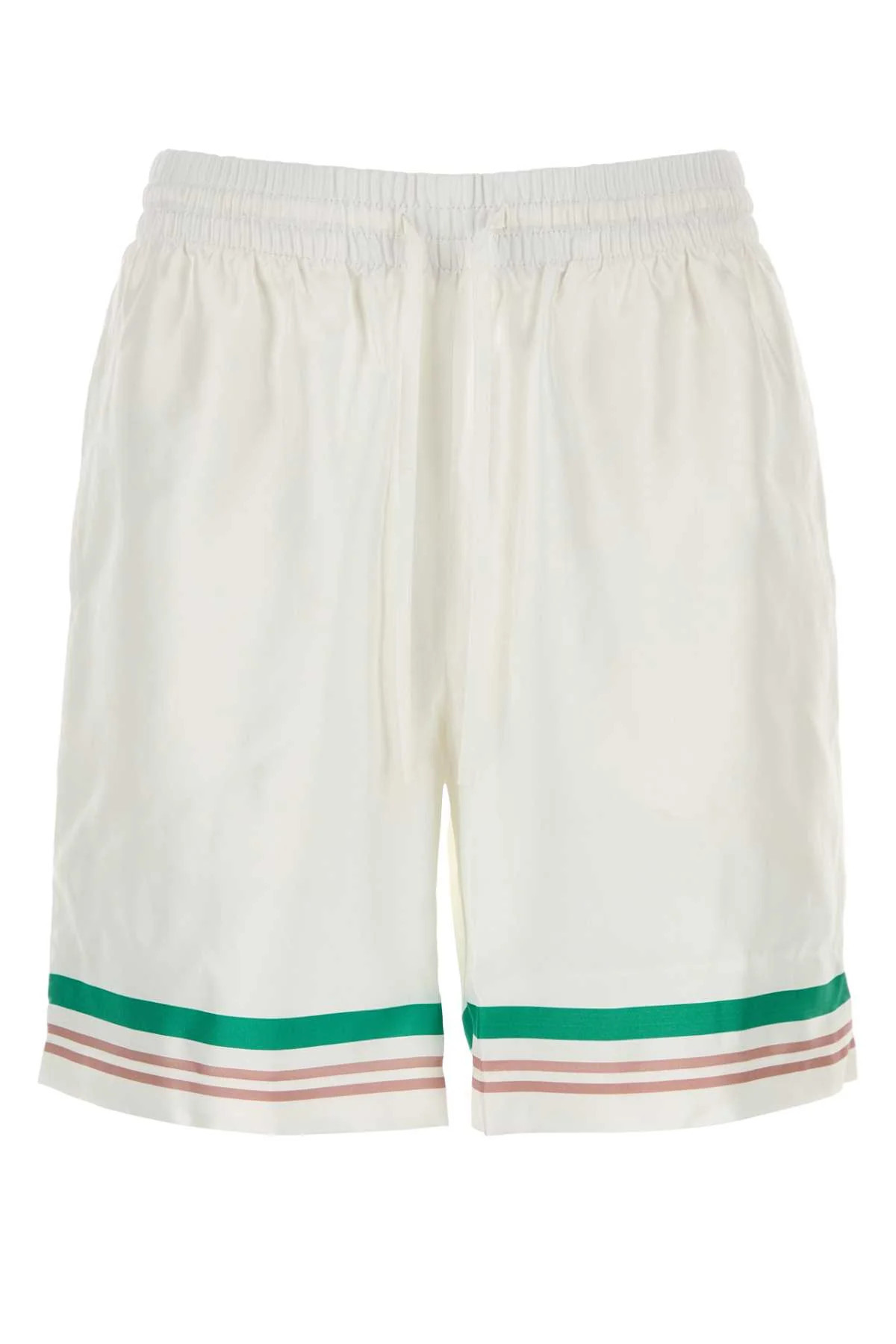 Casablanca Shorts Bermuda Shorts — White | Italist Inc.
