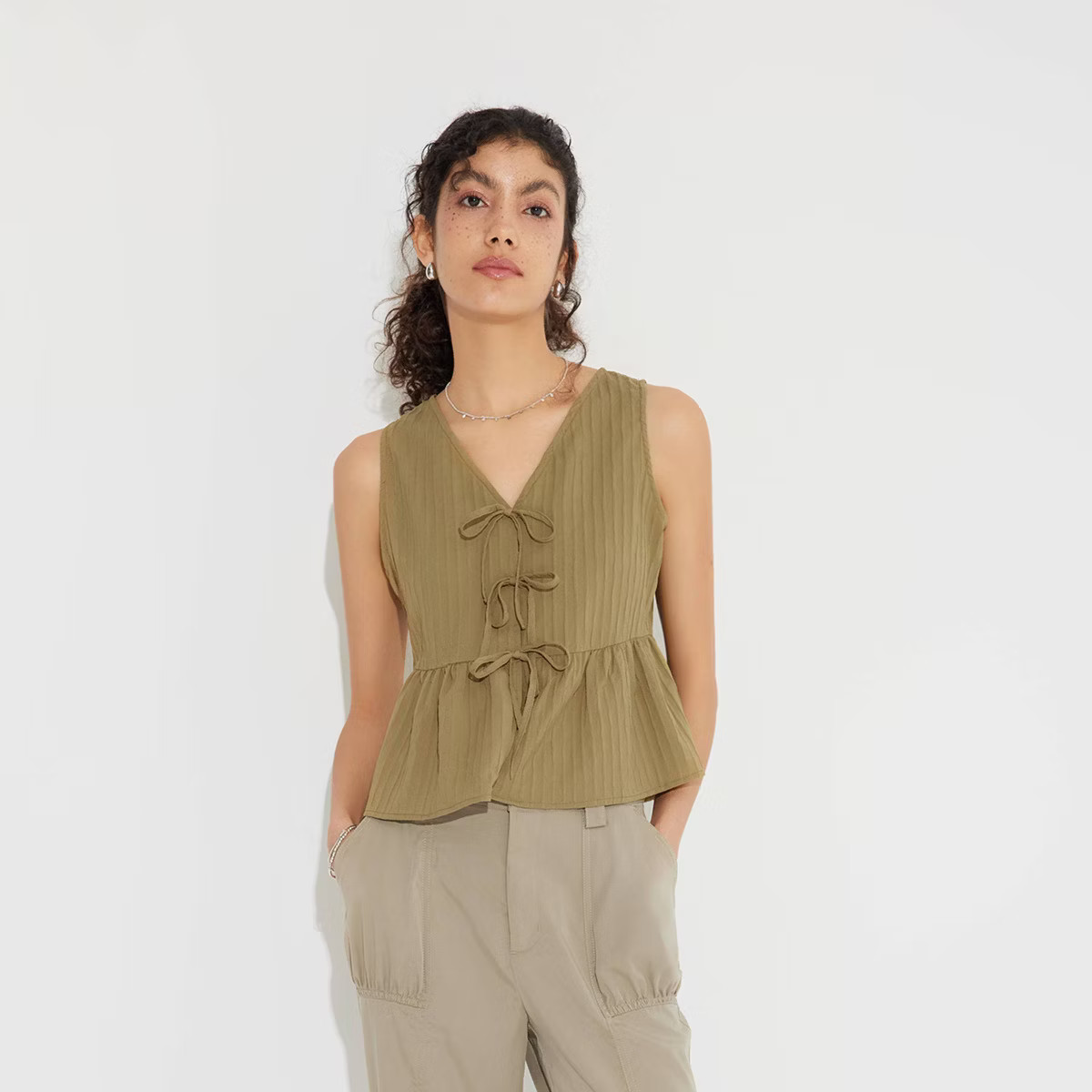 Women's Tie-Front Vest - Wild Fable™ | Target