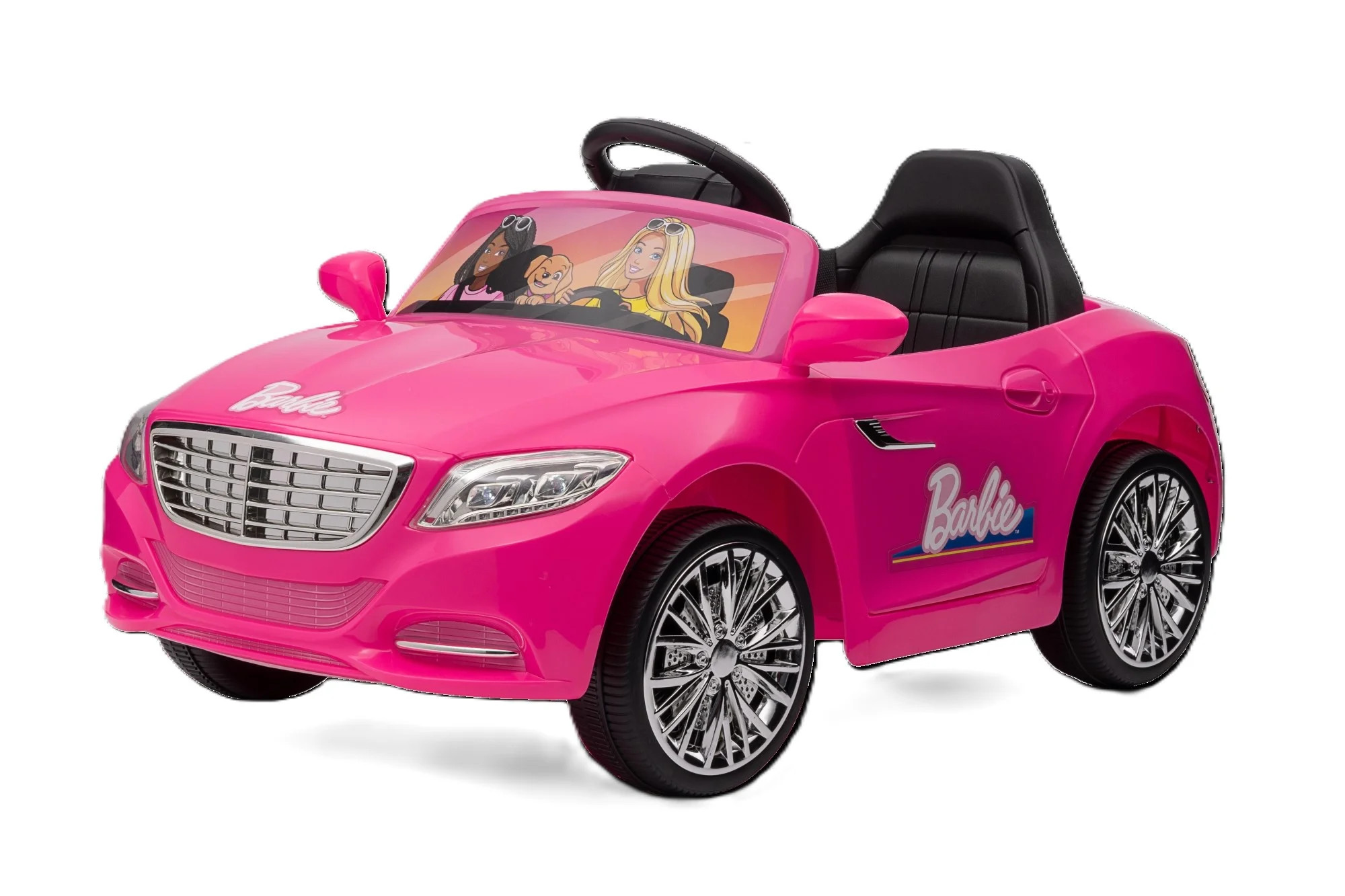 6V Barbie Convertible Ride on Car, Battery Powered Toy, Kids Ages 3+, Remote Control | Walmart (US)