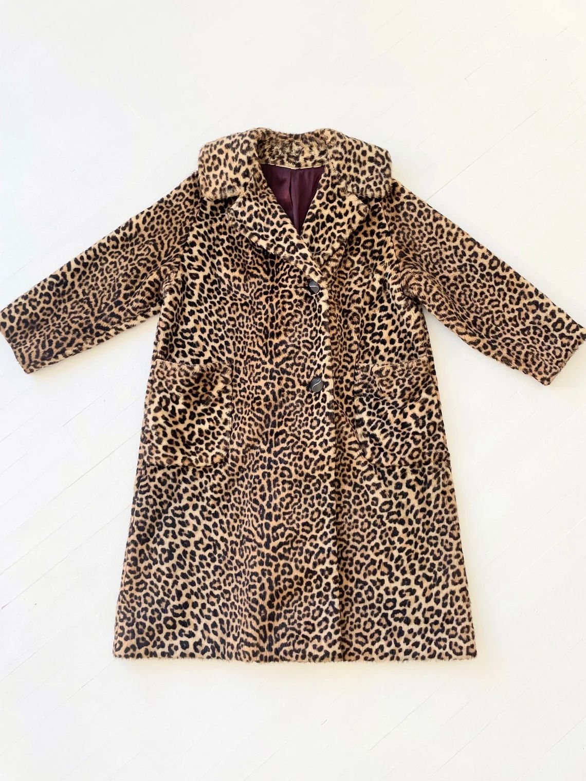 1970s Leopard Print Fur Coat | Etsy (CAD)