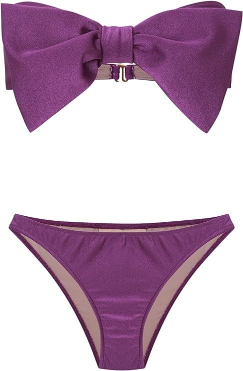 Amazon.com: ADRIANA DEGREAS, Bain Couture Strapless Bikini With Bow : Luxury Stores | Amazon (US)