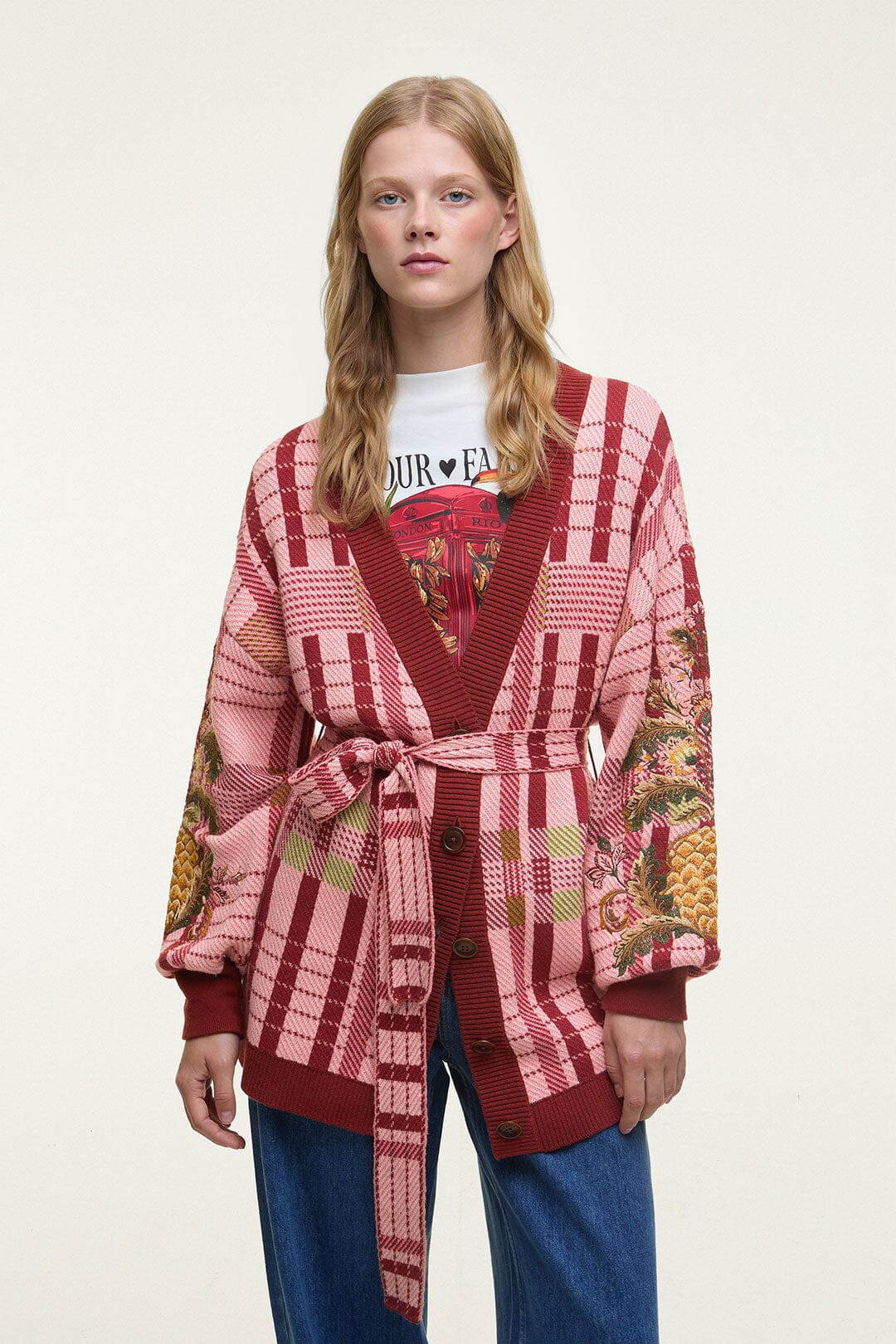 Luisa Embroidered Cardigan | FARM Rio | FarmRio (US)