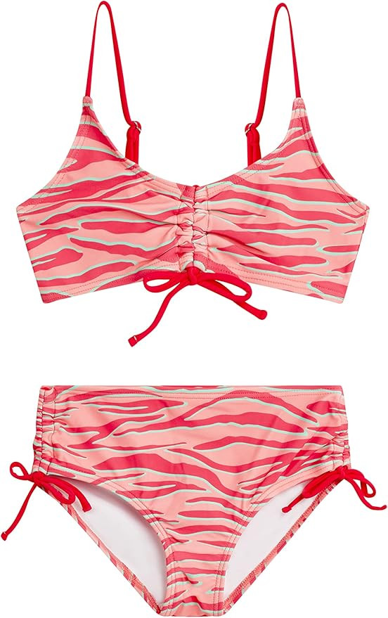 Kanu Surf Girls Willow V-Neck Bikini Beach Sport 2-Piece Swimsuits | Amazon (US)