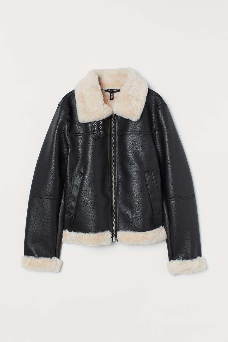 Faux Fur-lined Jacket | H&M (US + CA)