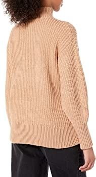 The Drop Women's INES Chunky Rib Mock-Neck Sweater | Amazon (US)