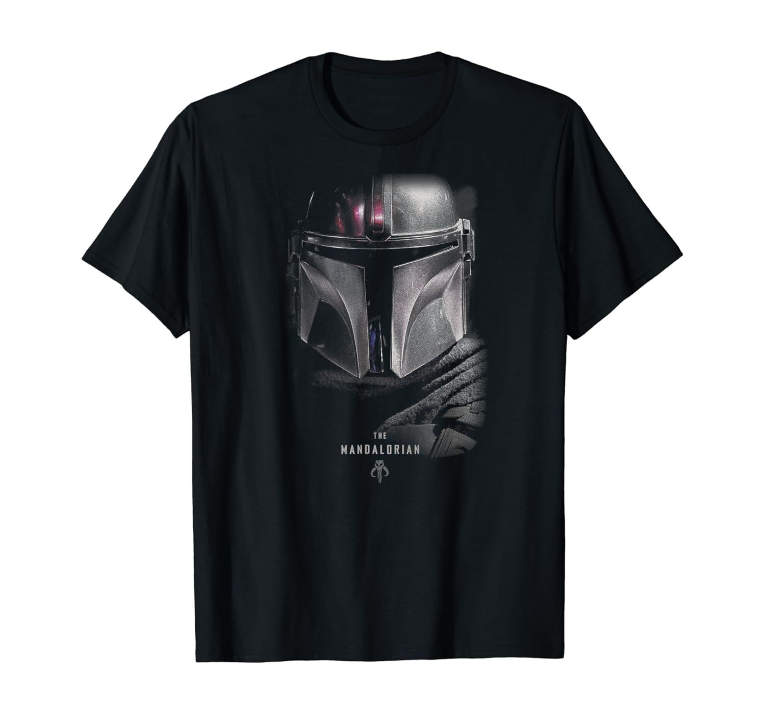 Star Wars The Mandalorian Dark Portrait T-Shirt | Amazon (US)