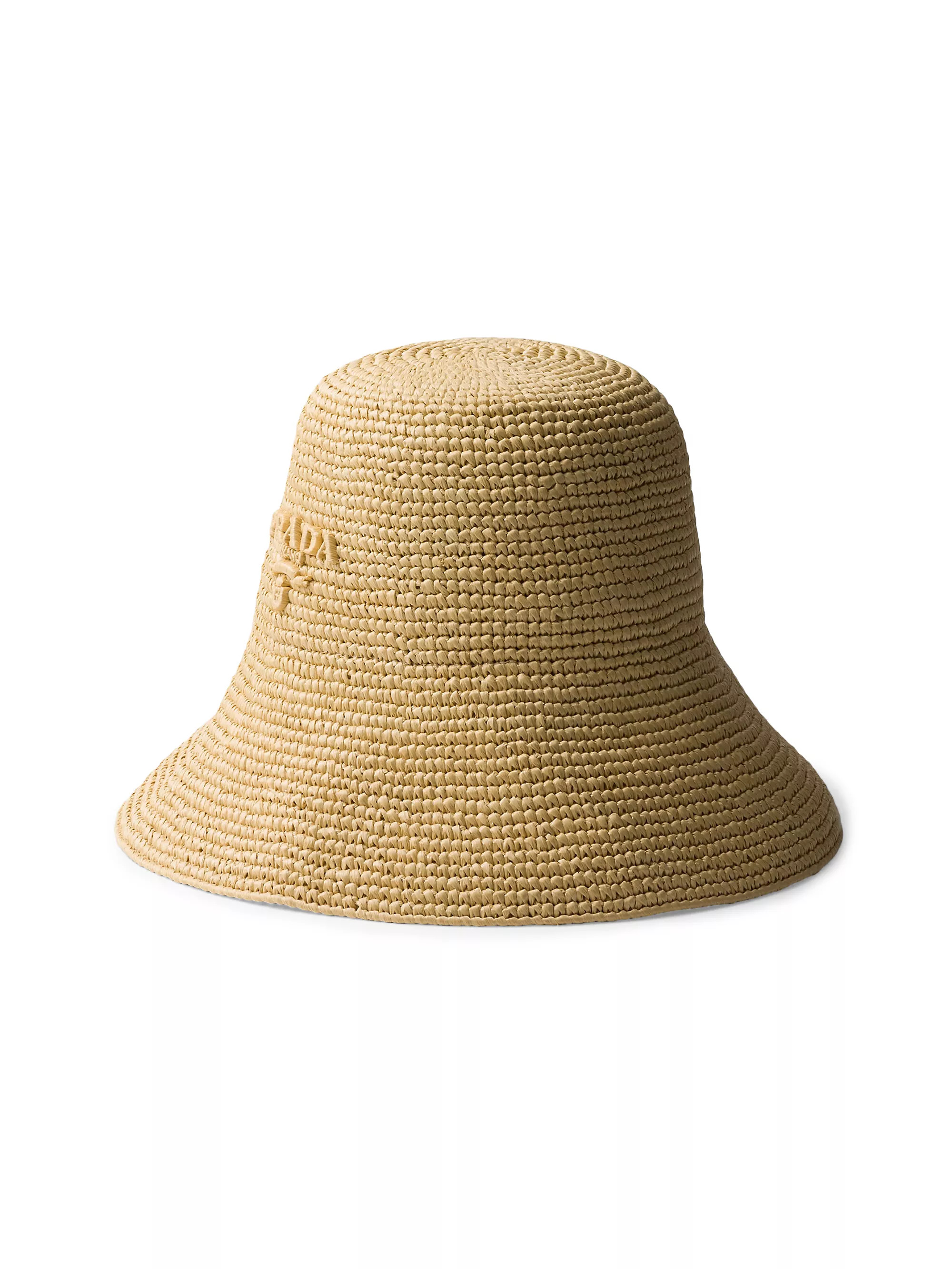 Shop Prada Woven Fabric Hat | Saks Fifth Avenue | Saks Fifth Avenue