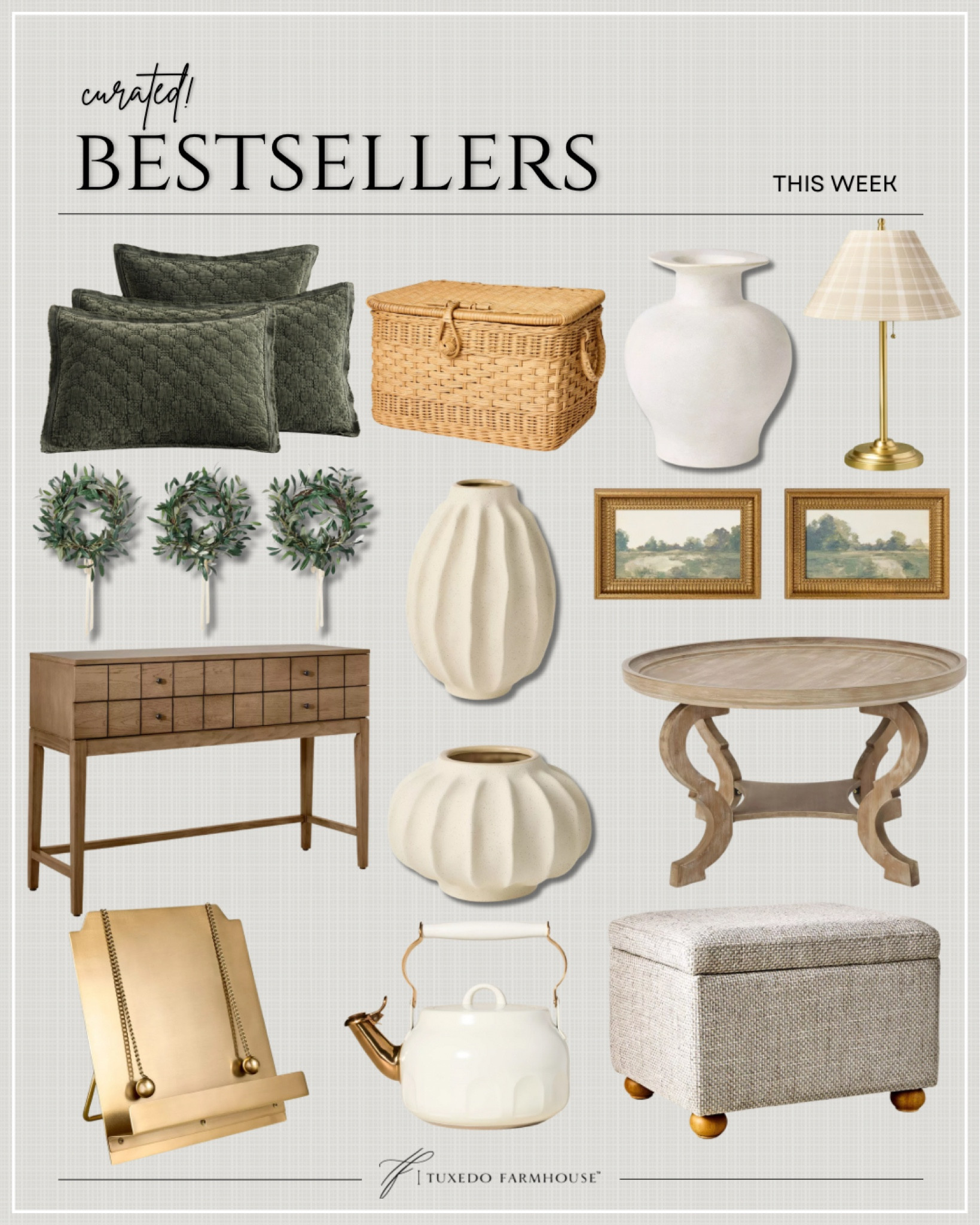 Bestsellers this Week

Which one was your favorite this week?

Seasonal, home decor, winter, ottomans, coffee tables, vases, lamps, bedding, kitchen, wall art

#LTKFindsUnder100 #LTKHome #LTKSeasonal