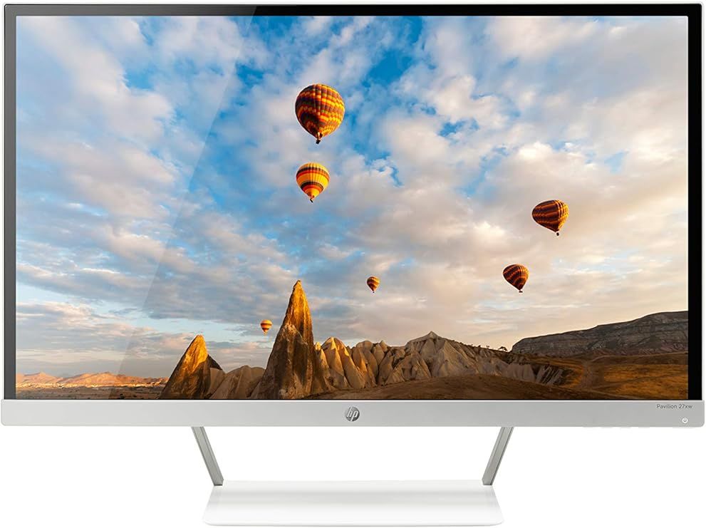 HP 27er 27-Inch Full HD 1080p IPS LED Monitor with Frameless Bezel and VGA & HDMI (T3M88AA), Whit... | Amazon (US)