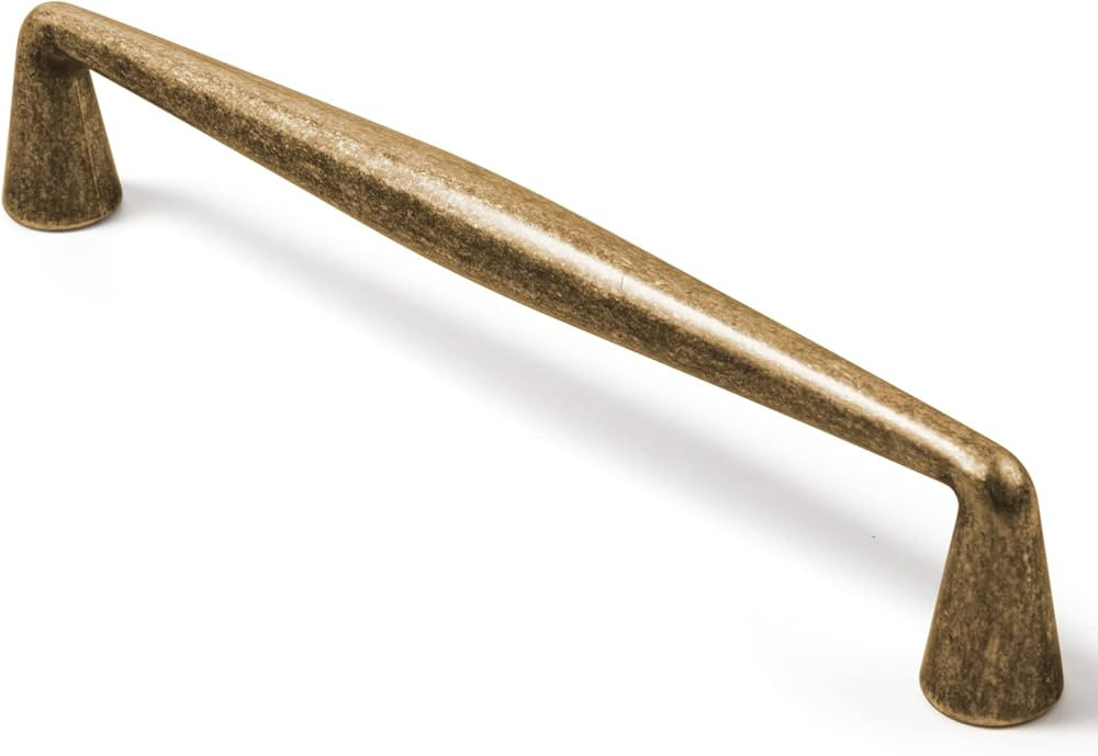 Goo-Ki Vintage Retro Antique Brass Zinc Alloy Cabinet Handles - 5.03''(128mm) Hole Center Afforda... | Amazon (US)