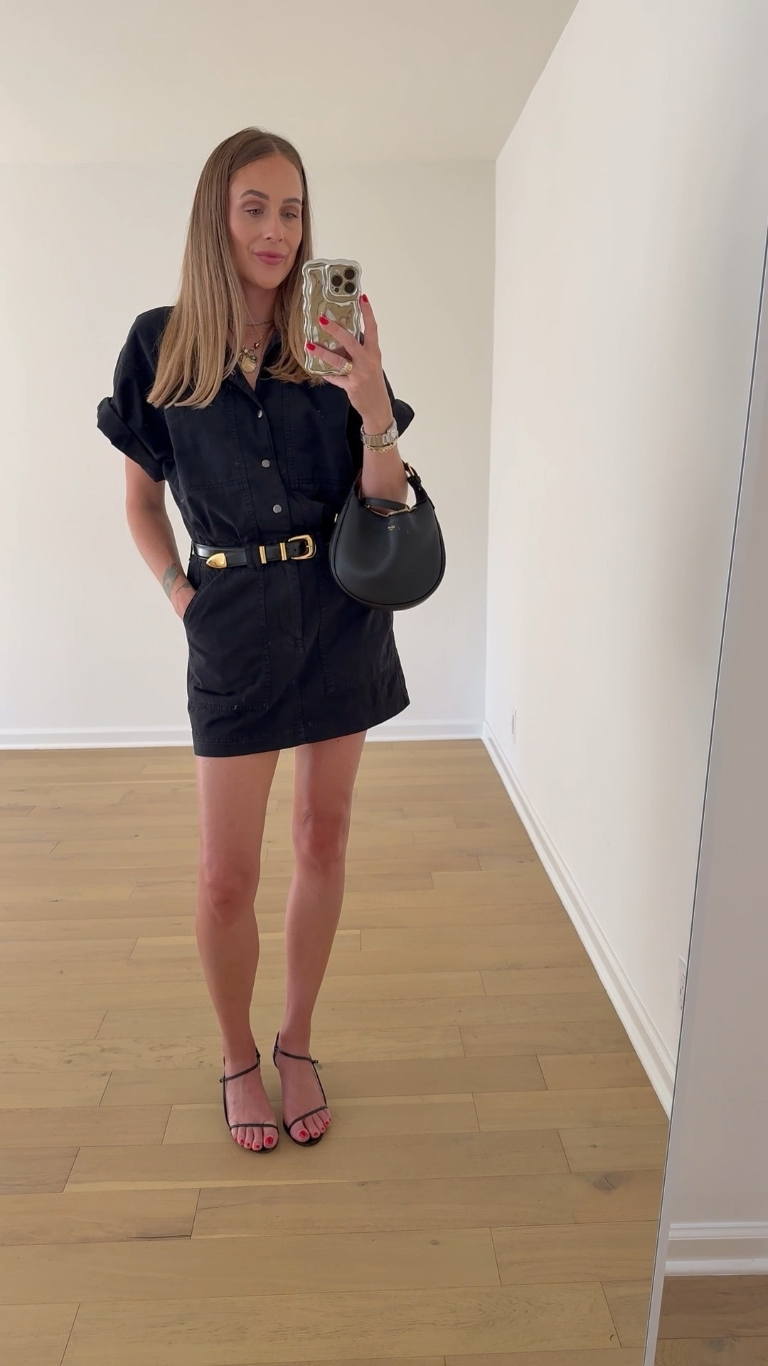 Fashion Jackson, black denim dress, Nashville outfit, fall transition outfit 

#LTKFindsUnder100 #LTKOver40 #LTKSaleAlert