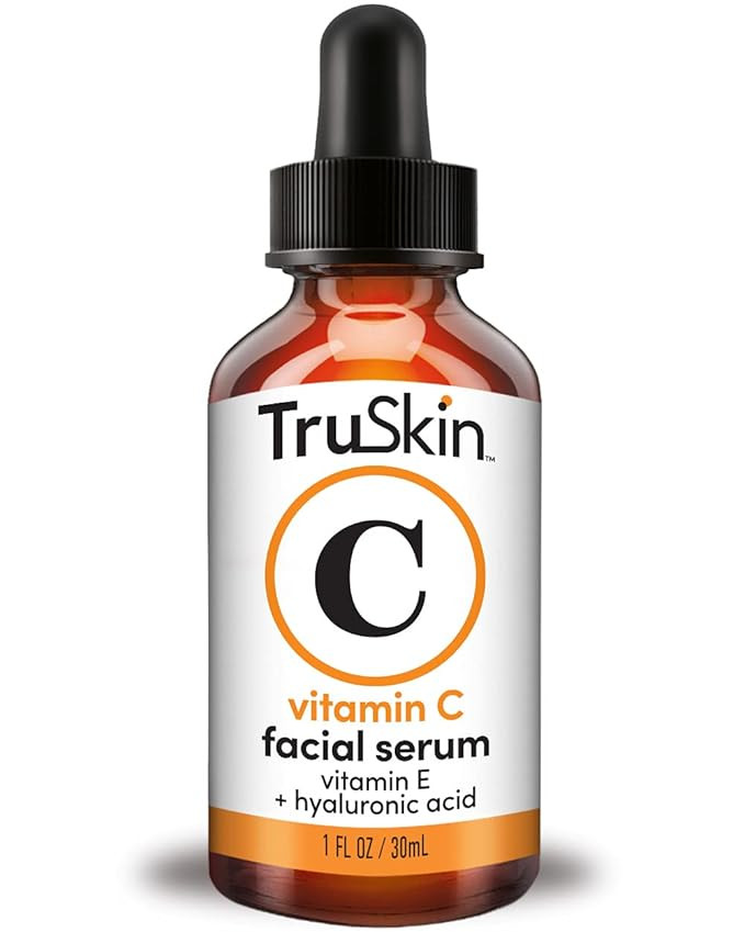 TruSkin Vitamin C Serum for Face, Topical Facial Serum with Hyaluronic Acid & Vitamin E, 1 fl oz | Amazon (US)